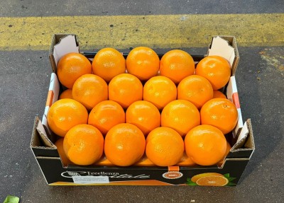 Foto Arance Varietà Tarocco Origine Italia Calibro 6 Marchio Eccellenza Capitale  1